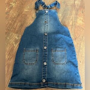 1st Kiss Blue Denim Kids Overalls